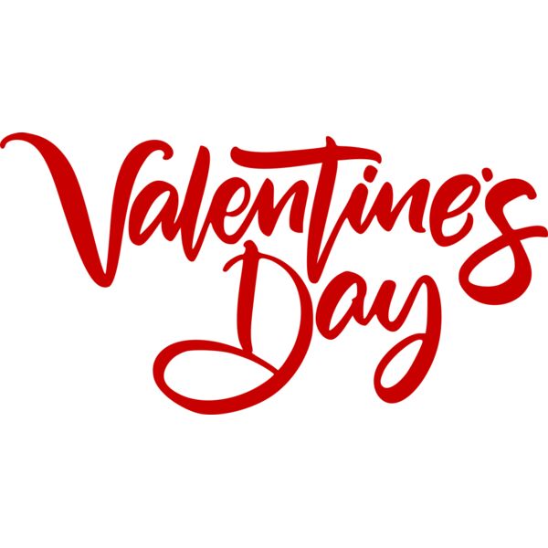 Red Valentines Day Text Thumbnail