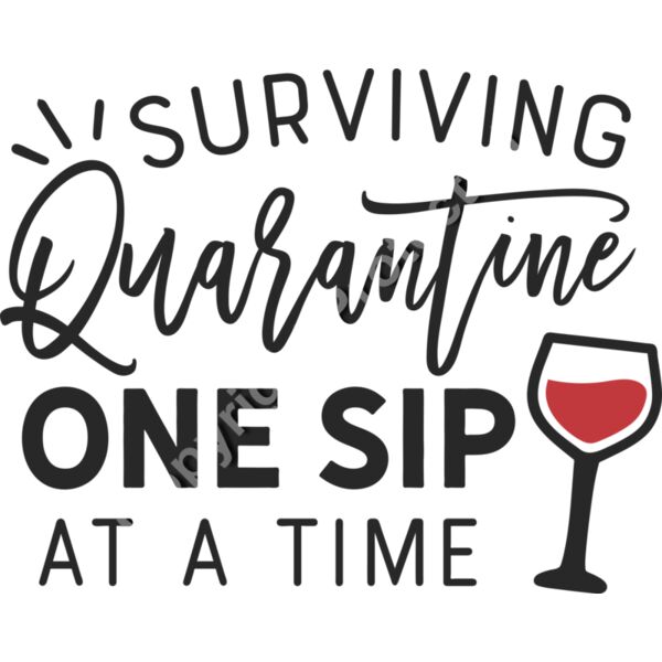 SURVIVING QUARANTINE ONE SIP AT A TIME WINE Thumbnail