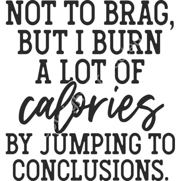 burn alot of calories jumping to conclu Thumbnail