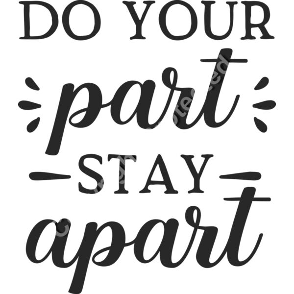 do your part stay aprart Thumbnail